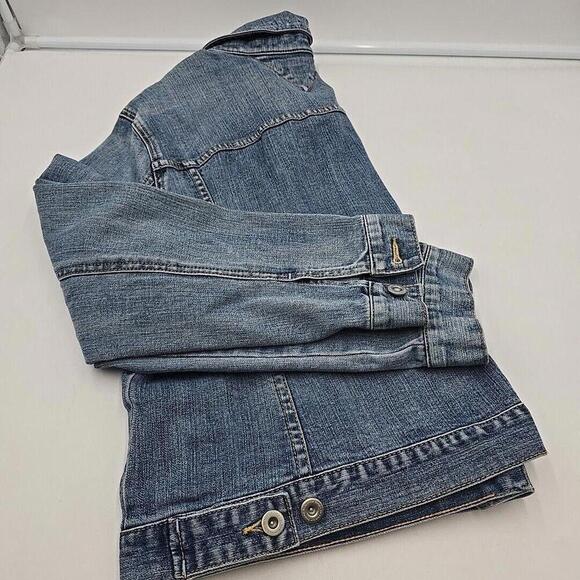 Tommy Hilfiger Classic VTG Trucker‎ Denim Jacket Y2K Blue XXL - Picture 14 of 14